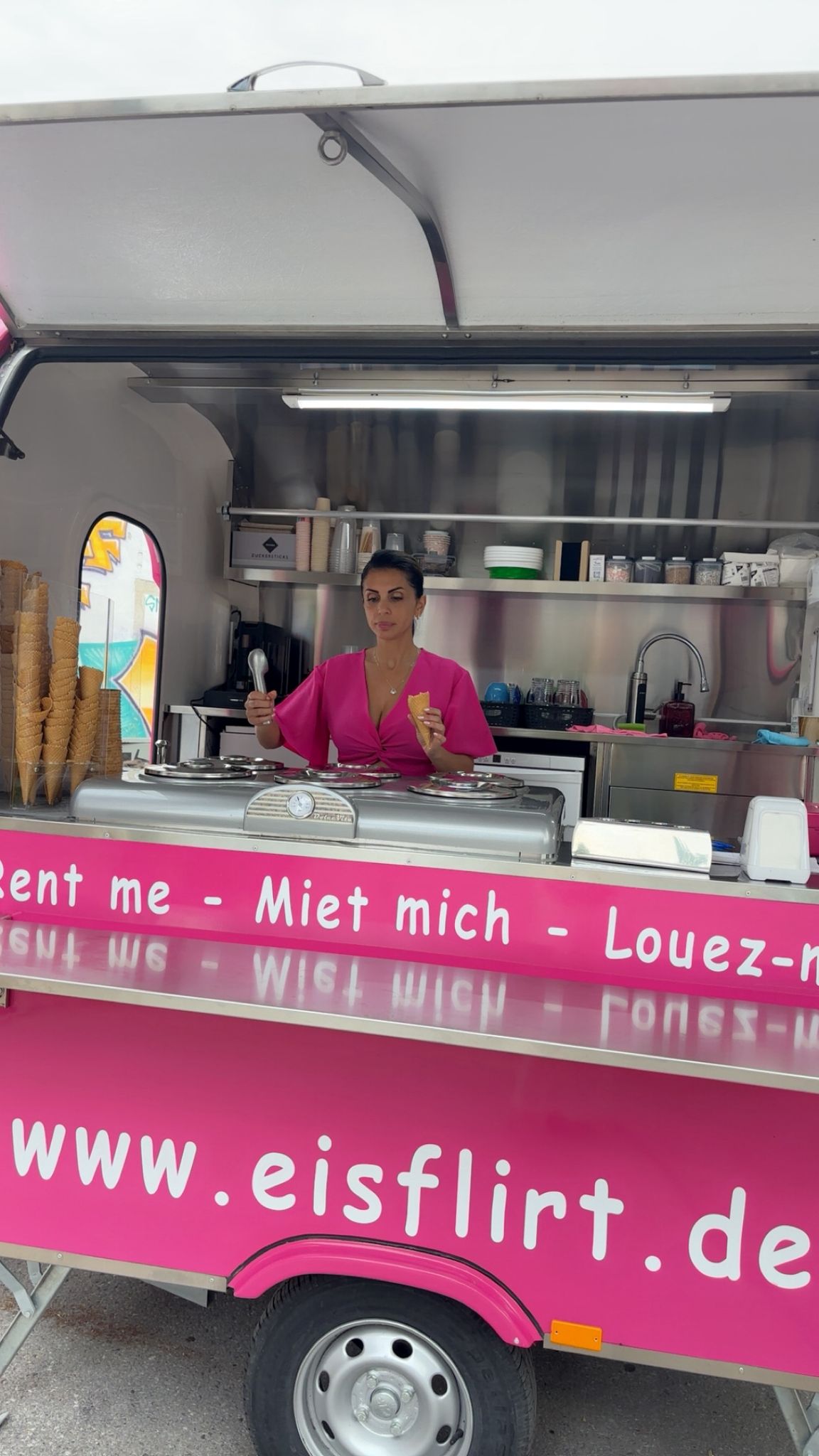 Eis Flirt – Mobiler Eiswagen von Eismeer